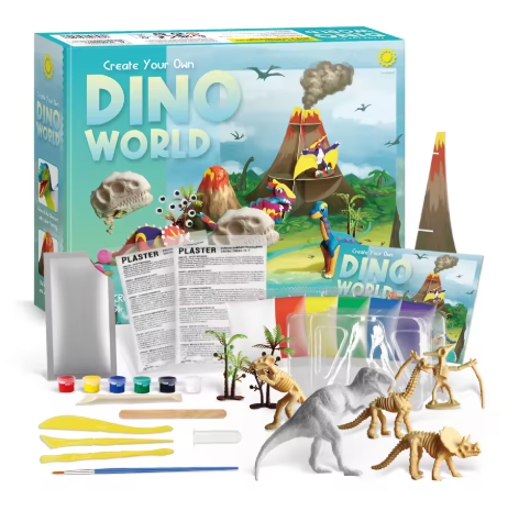 Dino World dig create and paint